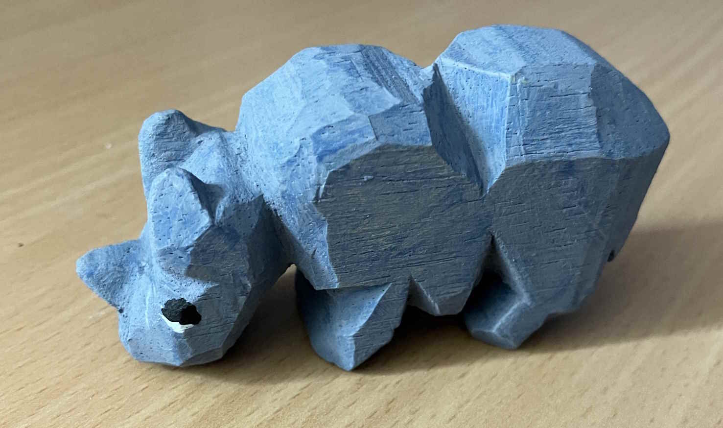 Nashorn schnitzen